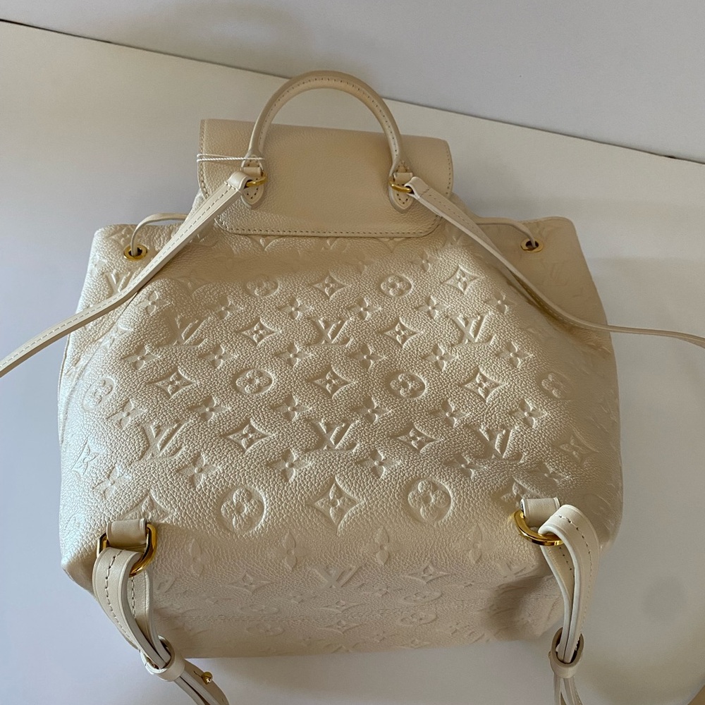 Louis Vuitton montsouris backpack 
❤️white empriente - Picture 3 of 17